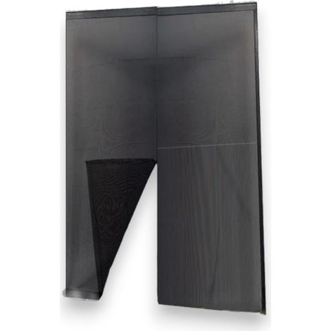 Zanzariera adesiva per finestre nera in poliestere - 130x150 cm
