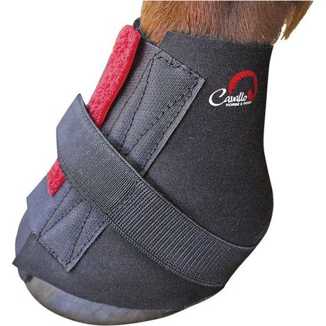 l, Nero: Calza in neoprene proteggi pastorali per Simple Boot