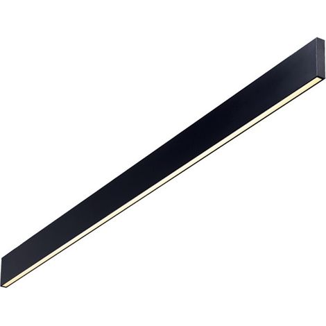 Applique Murale Décorative Linéaire Intégrée LED Noir, 4000K (1/2)
