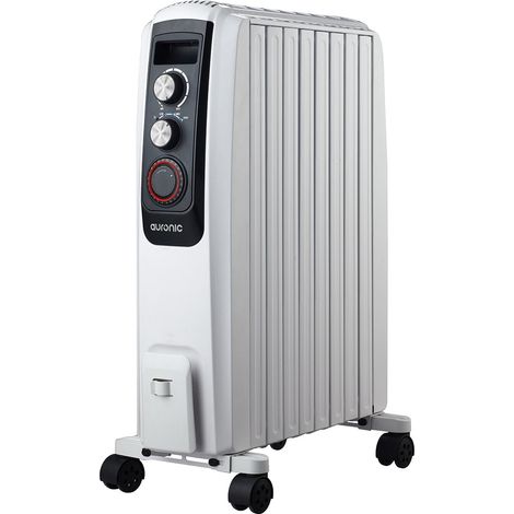 Radiateur à huile Auronic - Electrique - Thermostat - Minuterie - 3 Modes - jusqu'à 2000W (1/5)