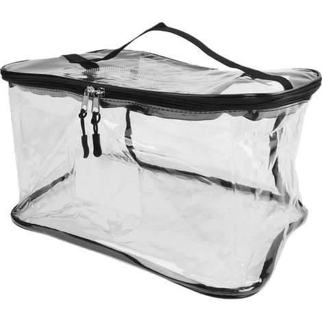 Sac de Rangement pour Blocs de Construction pour Enfants, Organisateur à Fermeture éclair Permettant de Gagner de L'espace pour L'artisanat, en PVC 35x25x2cm, Lot de 6 (1/5)