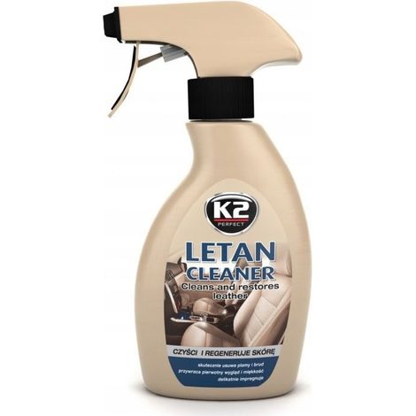 K2 LETAN CLEANER PULITORE PER PELLE E RIVESTIMENTI IN PELLE 250ML (1/3)