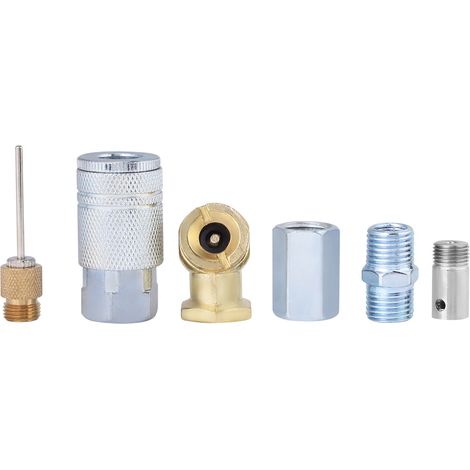 Kit de 14 pièces Pistolet à air comprimé Soufflette Pneumatique Buse de Nettoyage Accessoires (1/5)