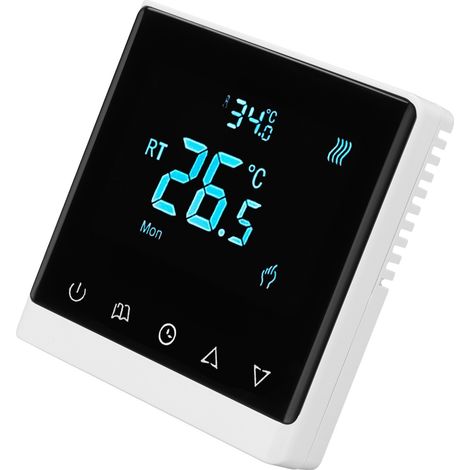 Thermostat à écran tactile AC220V avec affichage LCD, régulateur de température pour la maison (1/5)