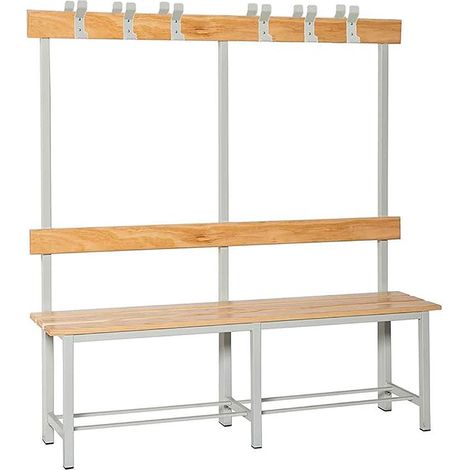 Simonbench Panchina Guadaroba Doppia Grigia Montata