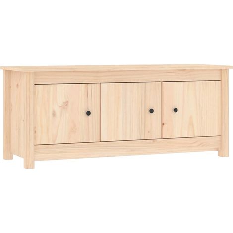 Maison Exclusive - Zapatero de madera maciza de pino 110x38x45,5 (1/5)