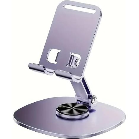 KOWOLL Support de téléphone de bureau réglable, rotation à 360°, support de téléphone de bureau portable, compatible avec les accessoires de bureau. (1/5)