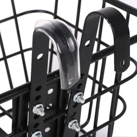 Panier suspendu Bold pour vélo électrique, panier avant réglable pour véhicule électrique, crochet multifonctionnel à dégagement rapide (1/5)