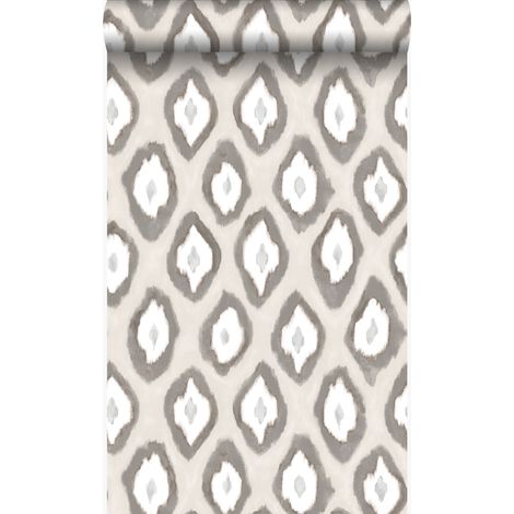 papier peint imitation d'ikat beige  - Origin Wallcoverings (1/5)