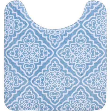 Girowater Tapis De Bain Bleu Clair à Motifs De Majolique 87033 (1/2)