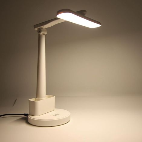 Lampe de table de lecture, température de couleur réglable, lampe de bureau LED pliable, luminosité réglable pour la maison (plug-in), Jiawuk0e16nip8b (1/5)