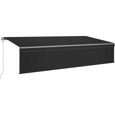 Maison Exclusive - Tenda da Sole Retrattile Automatica con Parasole 6x3m Antracite