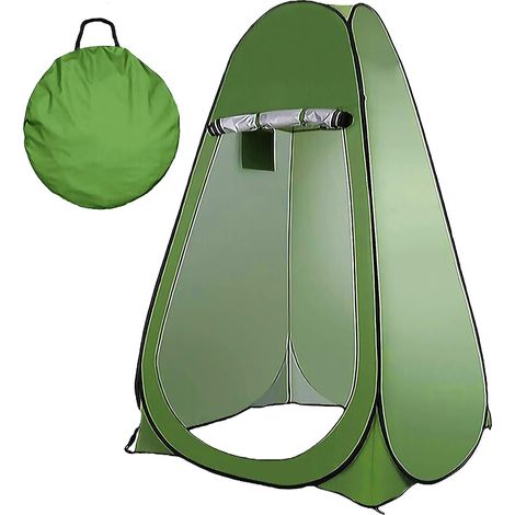 Tente de Douche Pop Up Toilette Cabinet de Changement Camping Portable Tente de Toilettes, Abri de Pêche, Abri de Jardin, Abri de Camping Abri de Plein Air Vestiaire Extérieure Intérieure (1/5)