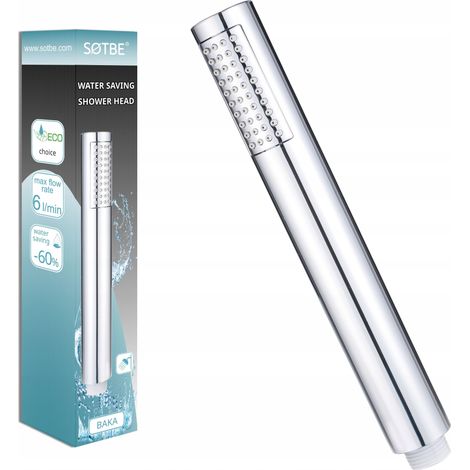 Cabezal de ducha antical con tubo longitudinal ahorrador de agua para cabina ecológica (1/5)