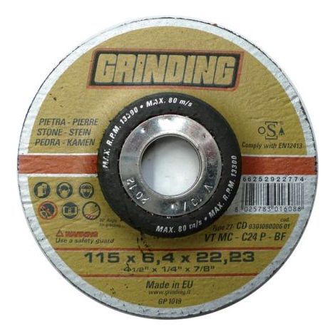 GRINDING MINIDISCO PER SBAVARE MARMO 115X6,4 SAINT GOBAIN ABRASIVI PZ 25,0