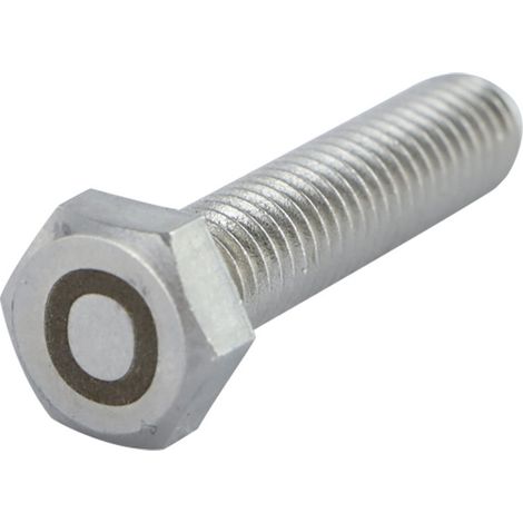 Vis métaux Tête hexagonale TH 8X35 Inox A4 Gravure LETTRE "O"-1 pièce