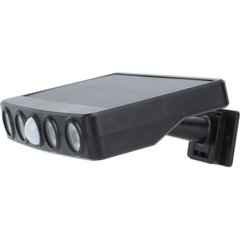 Lampes solaires pour clôture - Détecteur de mouvement - 3 modes - Étanches IP44 (1/5)