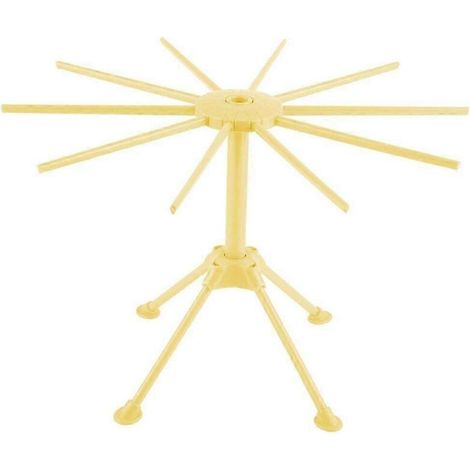 Égouttoir À Pâtes - Pour Spaghettis - Pliable - En Matière Alimentaire ABS PC PVC - 28 X 16,8 Cm - Jaune - 1 Pièce (1/5)