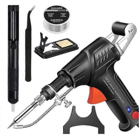 Soudeuse laser à chauffage interne portable, pistolet à souder filaire pour bricolage, 3 en 1 : soudage, découpe et décapage de la rouille, compatible avec l'électronique et les projets de bricolage. (1/4)
