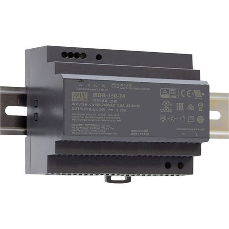 Mean Well HDR-150-12 Hutschienen-Netzteil (DIN-Rail) 12 V/DC 135.6 W Anzahl Ausgänge:1 x Inhalt 1