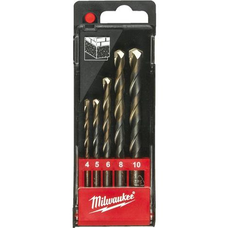 Set punte calcestruzzo - codolo cilindrico - din 8039 milwaukee 4932352333