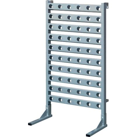 Outifrance – Casier de rangement porte bouteilles 90 bouteilles – Acier époxy – Inclinaison pour contact vin-bouchon – Fixation murale rapide (1/3)