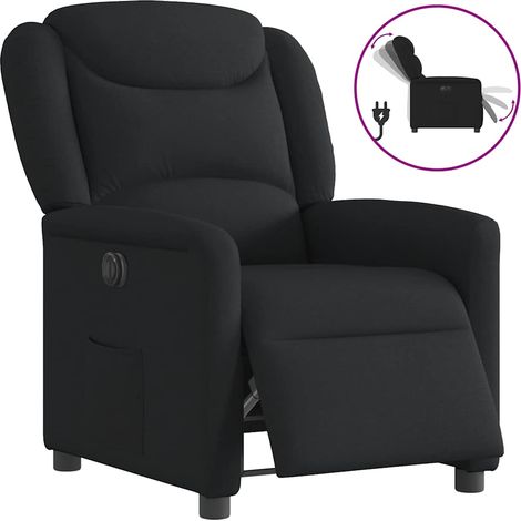 Relaxsessel Elektrisch Schwarz Stoff