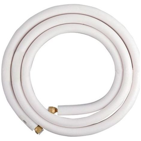 Tuyau Cuivre Climatisation Split 1/4 & 3/8 - 4m avec Isolation 9mm et Bouchons Anti-Poussière - Norme M1 Europe (1/4)