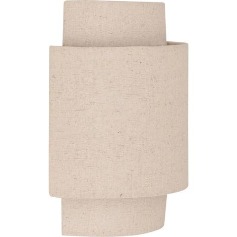 Applique Murale en Lin "Nahel" 27cm Beige