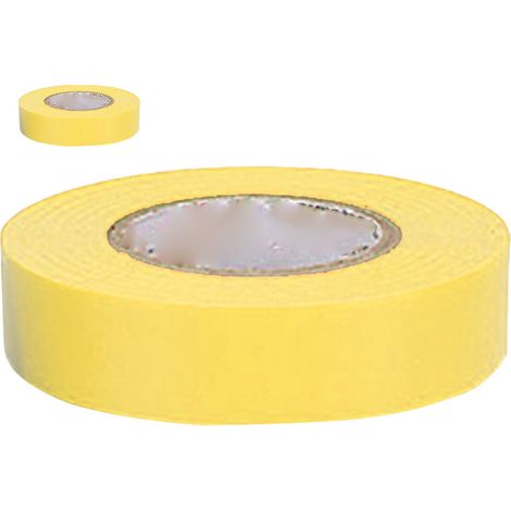 Ruban isolant universel en PVC pour applications électriques, résistant à la haute tension (600 V), fournitures industrielles, jaune, 1600 (20 mètres) (1/5)