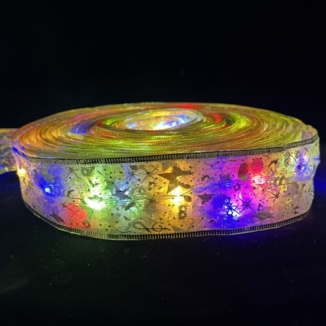 Guirlande lumineuse LED 5 ou 10 mètres pour Noël, décoration intérieure et extérieure, jardin, terrasse (1/5)