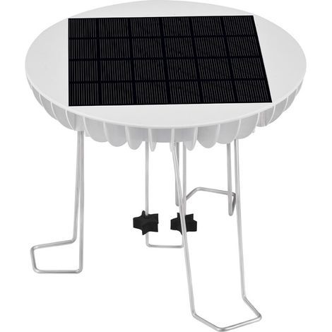 Agitateur solaire BSV-SW003 IP65 5V 2W batterie blanc bassin (1/5)