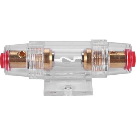 Voiture Stereo 8 Gauge Support Porte Fusible et Fuse 60 Amp Audio Cable (1/4)