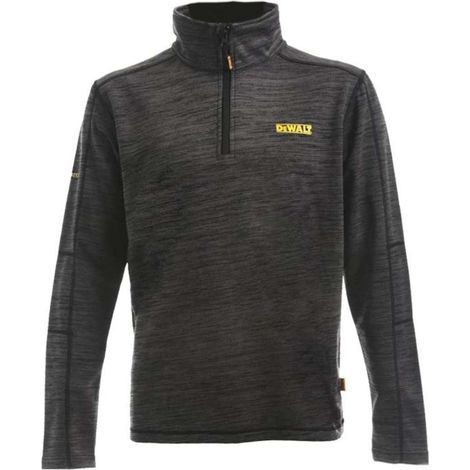 DeWALT - Jonesborough Original Quarter Reißverschluss Herren-Sweatshirt, Größe XL, dunkelgrau 48935/XL (1/3)