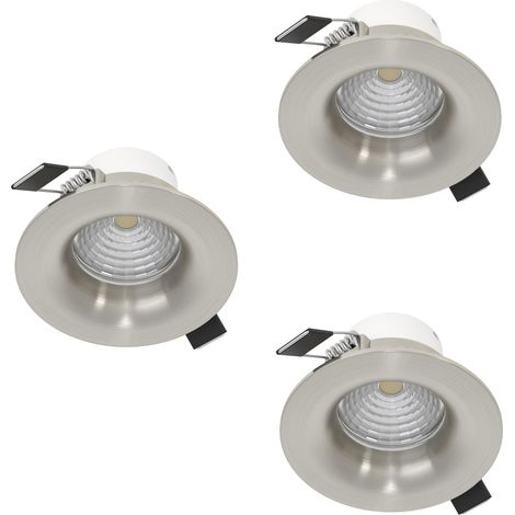 Faretto Incasso Moderno Saliceto Alluminio Grigio Led 6W 580Lm Ip20 (1/2)