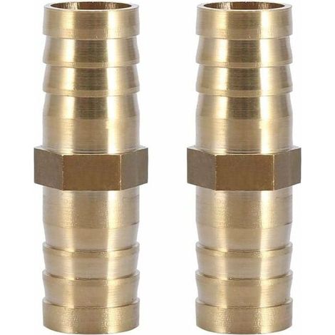 (10mm 5 stücke) zwei Weg Gerade Rohr Fitting Messing Stacheldraht Rohr Anschluss Junction 6/8/10/12/14/mm  FLITI