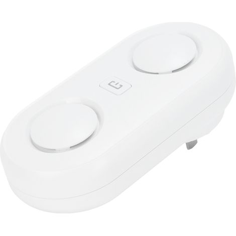Ortviai Répulsif à ultrasons contre les rongeurs et moustiques – Modèle BG312, blanc, technologie de conversion dynamique de fréquence (1/5)