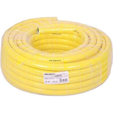 Tuyau d'arrosage en PVC jaune, 30 mm (1 1/4 pouce), 50 m