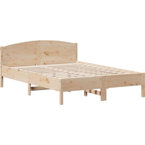 Maison Exclusive - Letto senza Materasso 120x200 cm in Legno Massello di Pino (1/5)