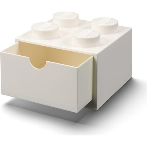 Scatola bianca Lego(R) con cassetto per 4