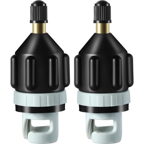 2-teiliger Kajakpumpenadapter, Paddleboard-Aufblasadapter, SUP-Pumpenadapter, Kajakadapter, SUP-Ventiladapter für Kanus, Kajaks, Liegen und Schlauchboote