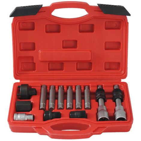 Kit de 13 doublages de poulie rétractable sans verrouillage d'alternateur, écrous, portes de garage. STOL (1/5)