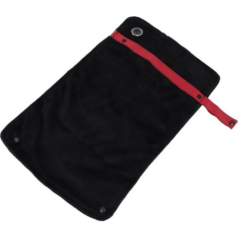 Couverture chauffante USB avec contrôle de température, couverture chauffante électrique multifonctionnelle, chaude et confortable pour les genoux, idéale pour la maison et le bureau (noire). (1/5)
