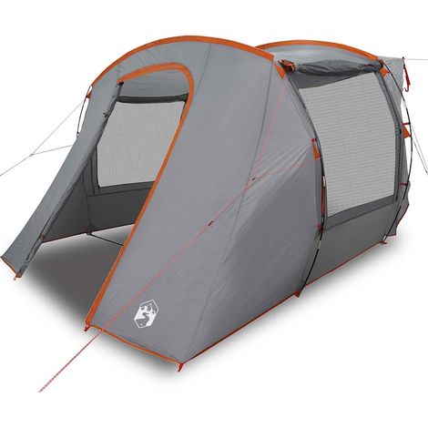 vidaXL Tente de voiture gris et orange imperméable