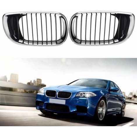 Paire Calandre Grille Avant Pare-chocs 4-Portes pour BMW E46 3-Series 02-05 (1/4)
