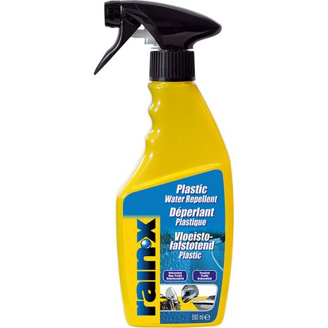 Déperlant plastique pulvérisateur Rain X 500ml – Barrière déperlante pour plastiques – Protection carrosserie – Traitement spécifique (1/4)