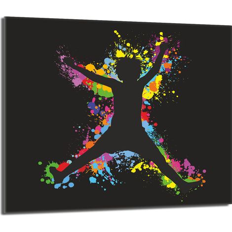 Glasschutzplatte für den Herd 60x52 Fun (1/5)