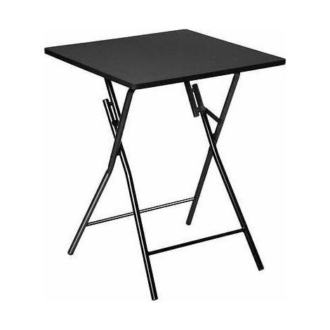 Klapptisch schwarz 60x60x75cm