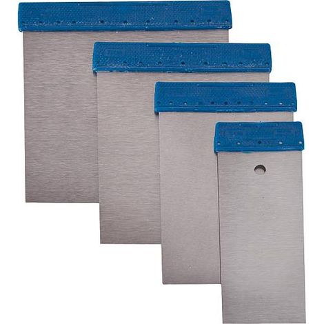 Kit spatules japonaises 4 pcs, inox, dos plastique (1/2)