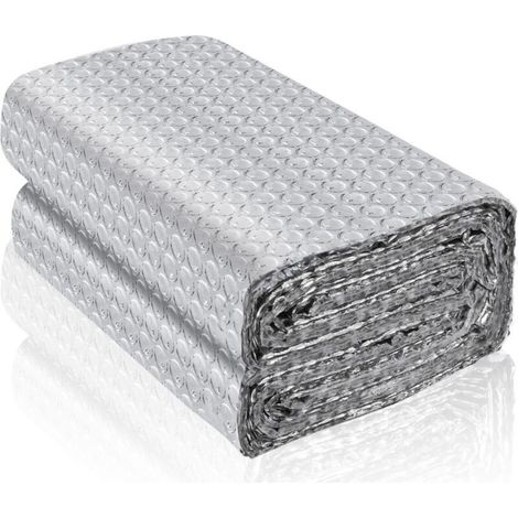 Rouleau isolant thermique en aluminium feuille réflecteur de radiateur film isolant thermique fenêtre plaque isolation thermique pour voiture mur (3m×60cm) (1/5)